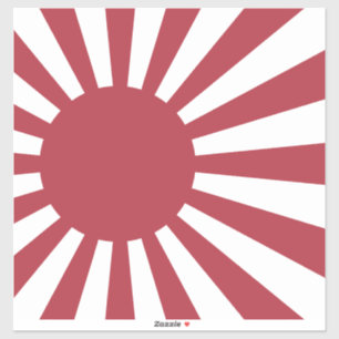 Sticker Drapeau du Soleil Levant impérial japonais, d'Edo 