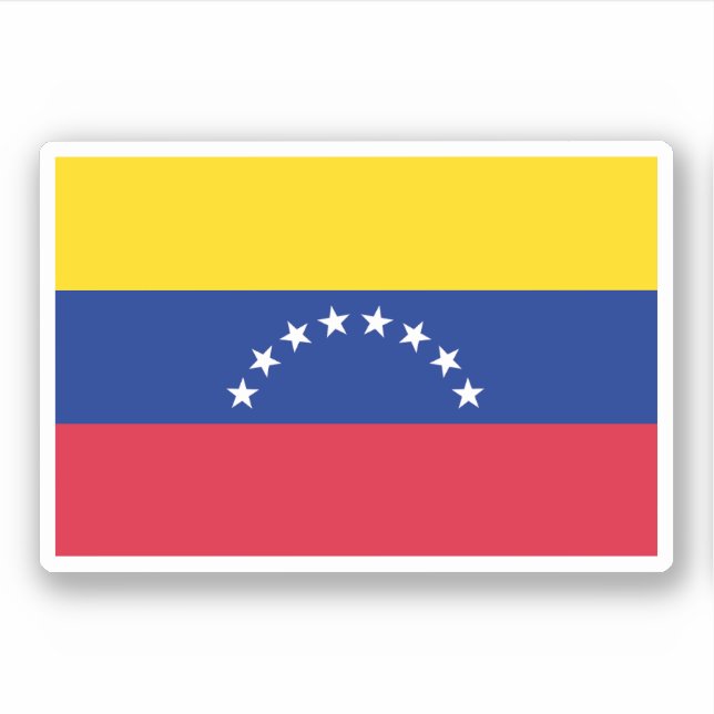 Sticker Drapeau du Venezuela (Devant)