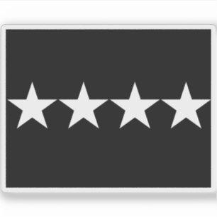 Sticker Drapeau d'un général de la Force spatiale des État