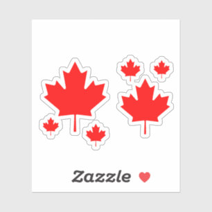 Sticker Drapeau Emblème Feuille d'érable du Canada champio