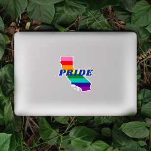 Sticker Drapeau Gay pride de Californie