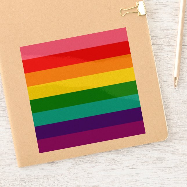 Sticker Drapeau Gay pride Gilbert Baker (Carnet)