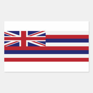 Sticker Drapeau Hawaii