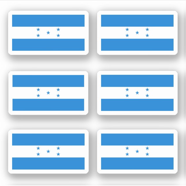 Sticker Drapeau hondurien (Devant)