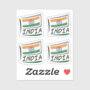 Sticker Drapeau India Pride X