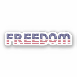 Sticker Drapeau Liberté Américaine pour Patriotic & Libert