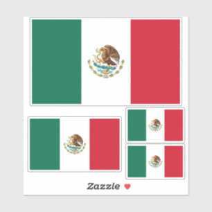 Sticker Drapeau mexicain - Drapeau mexicain
