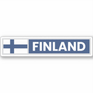 Sticker Drapeau national de la Finlande