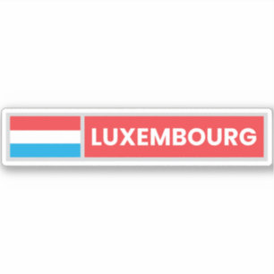 Sticker Drapeau national du Luxembourg