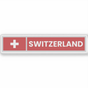 Sticker Drapeau national suisse