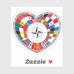 Sticker Drapeau OTAN Traité Atlantique