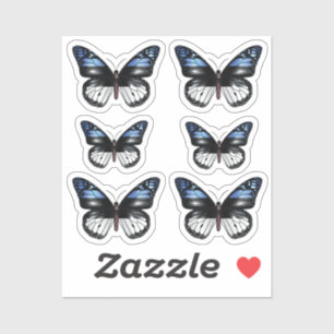 Sticker Drapeau papillon estonien