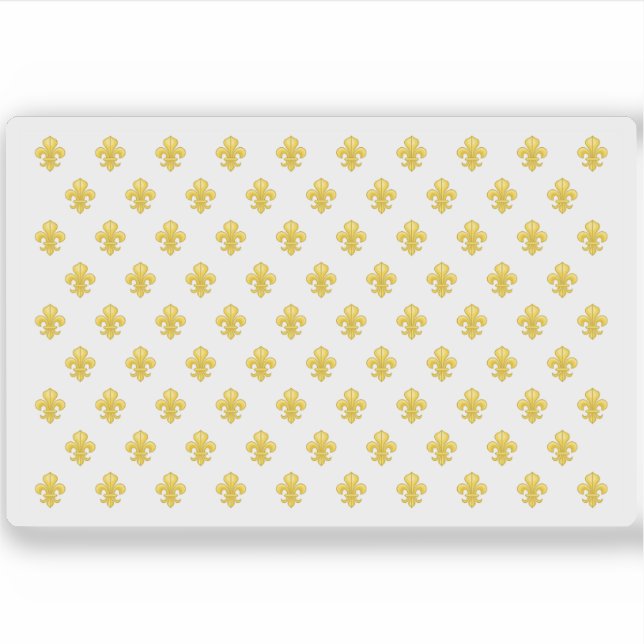 Sticker Drapeau royal de France (Devant)