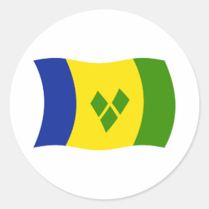 Sticker Drapeau Saint-Vincent-les Grenadines