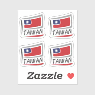 Sticker Drapeau Taïwan Pride X