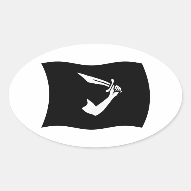 Sticker Drapeau Thomas Tew (Devant)