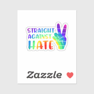Sticker Droit contre la haine - LGBTQ+ Ally Pride