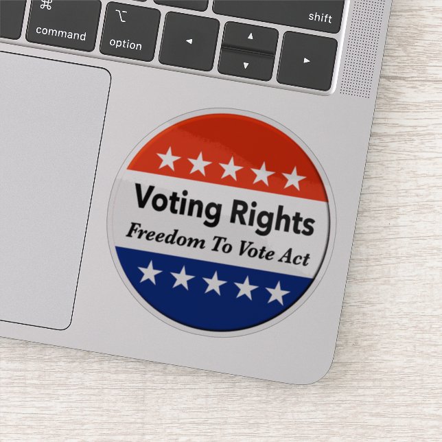 Sticker Droit de vote Loi sur la liberté de vote (Détail)