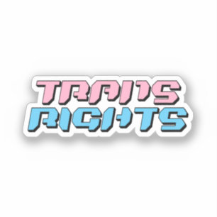 Sticker Droits des Trans