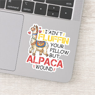 Sticker Drôle Alpaca Wound Llama Infirmière Praticien Cade