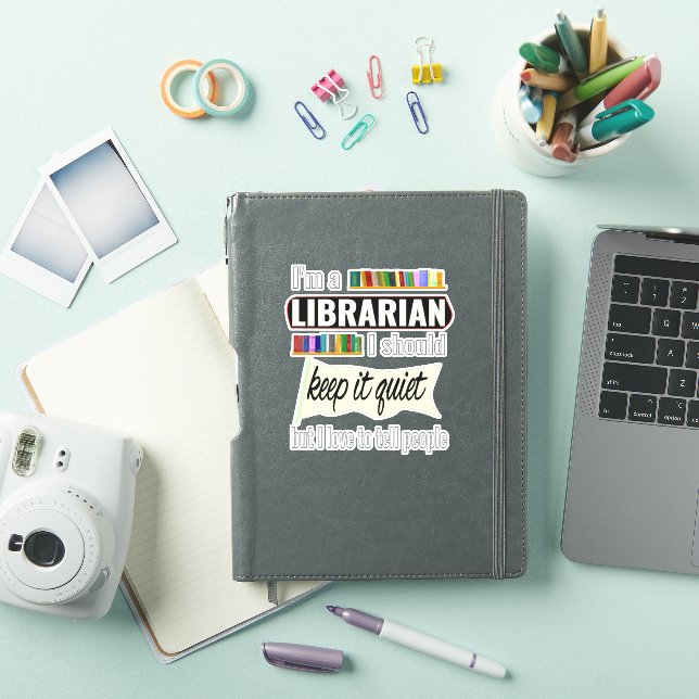 Sticker Drôle cadeau bibliothécaire pour bibliothécaire dr (Couverture iPad)