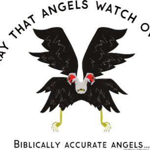 Sticker Drôle d'ange bibliquement précis Je prie pour que