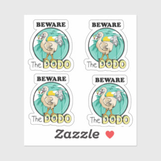 Sticker Drôle dodo de dessin animé