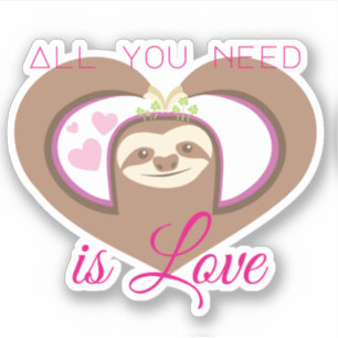 Sticker drôle paresseux girly samurai zombie pouvoir pares