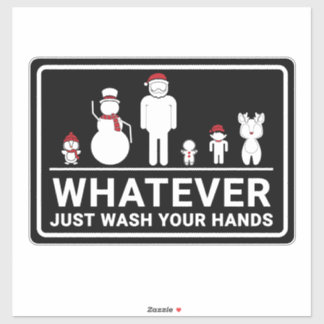 Sticker Drôle quoi que ce soit juste s'il vous plaît se la