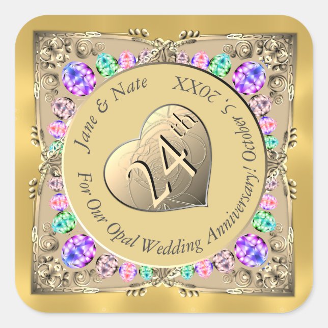 Sticker du 24e anniversaire Opal (Devant)