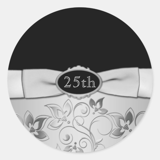 Sticker du 25e anniversaire du Mariage (Devant)