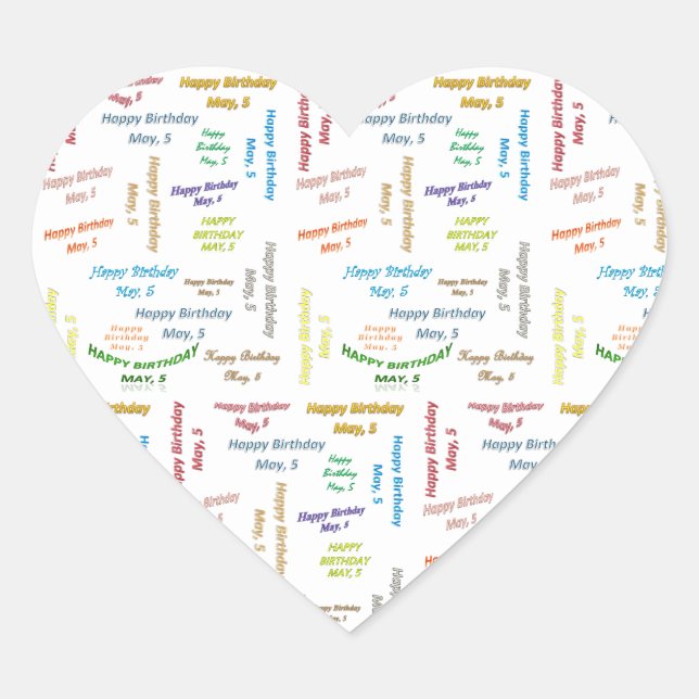 Sticker du 5 mai (Devant)