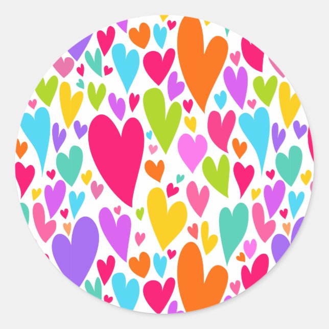 Sticker du coeur de Valentine (Devant)