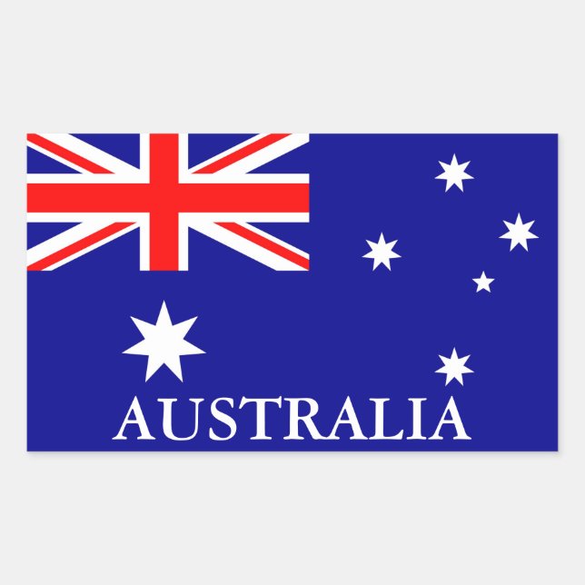 Sticker du drapeau australien (Devant)