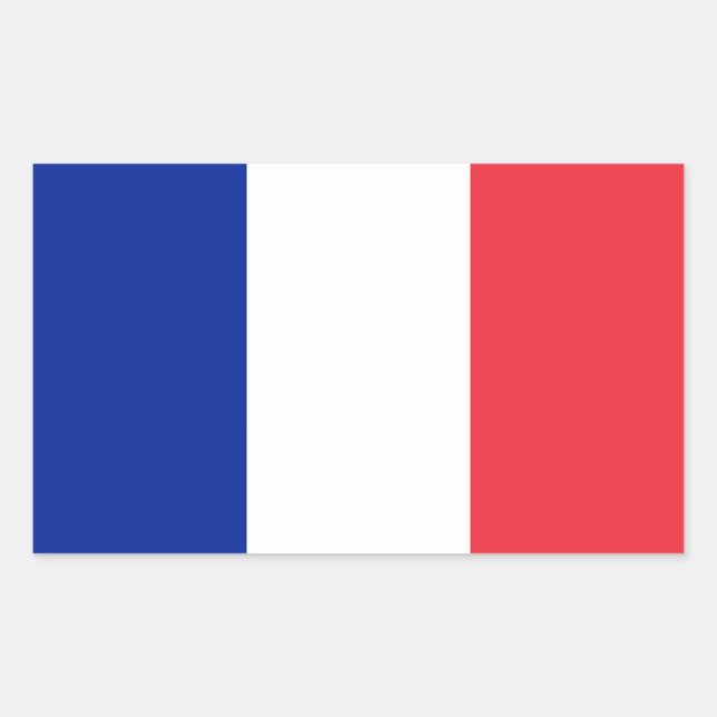 Sticker du drapeau de France (Devant)