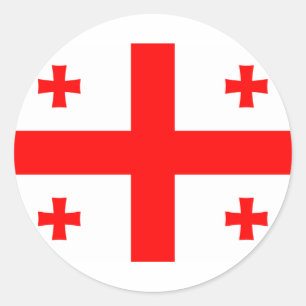 Sticker du drapeau de la Géorgie (pays)