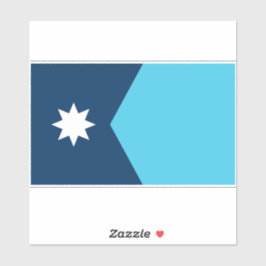 Sticker du drapeau de l'État du Minnesota