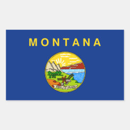 Sticker du drapeau de l'État du Montana
