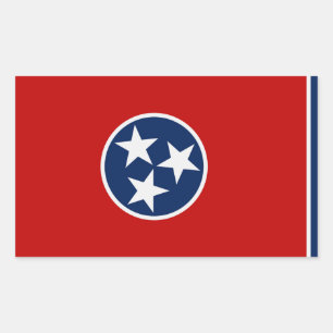 Sticker du drapeau de l'État du Tennessee