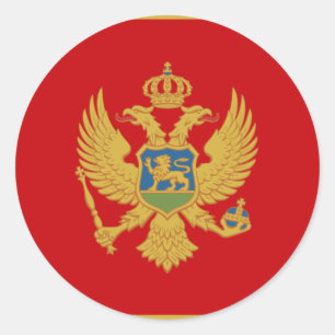 Sticker du drapeau du Monténégro