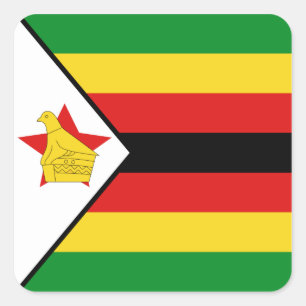 Sticker du drapeau du Zimbabwe