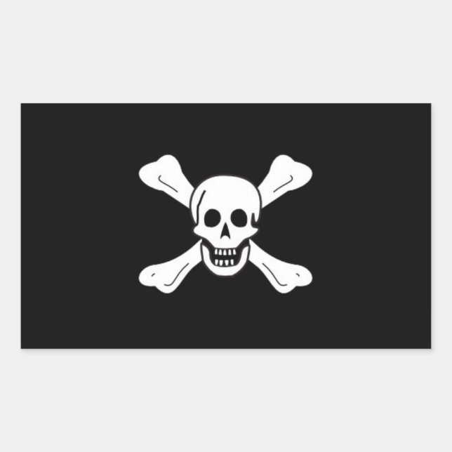 Sticker du drapeau pirate de Richard Worley (Devant)