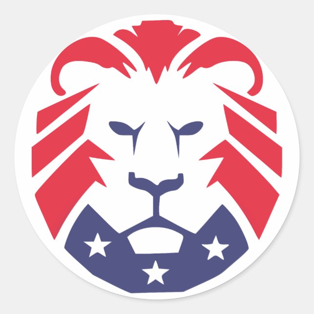 Sticker du Lion des Patriotes (Devant)
