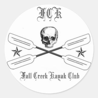 Sticker du logo de Fall Creek Kayak