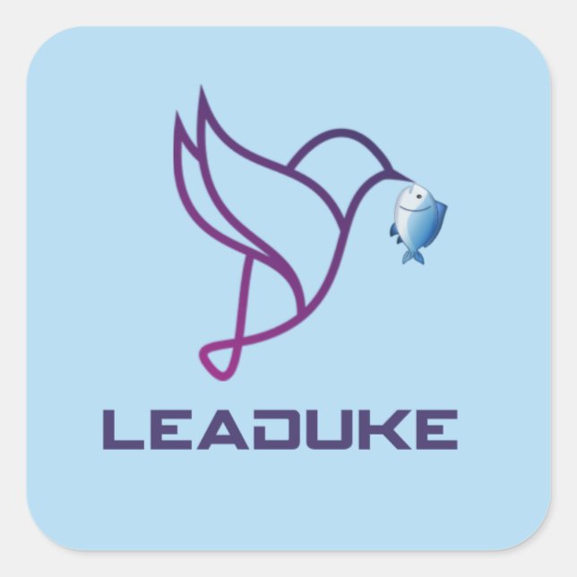 Sticker du logo de Leaduke Bird (Devant)