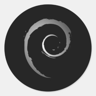 Sticker du logo Silver Debian Linux