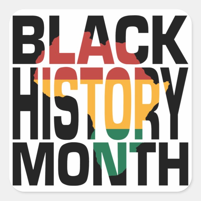 Sticker du mois de l'histoire des Noirs du 11° jui (Devant)