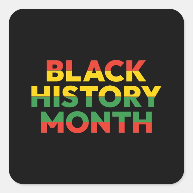 Sticker du mois de l'histoire noire (Devant)