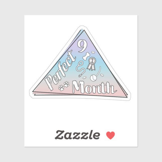 Sticker du mois parfait - Septembre (Feuille)