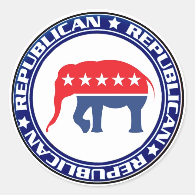 Sticker du parti républicain (Devant)